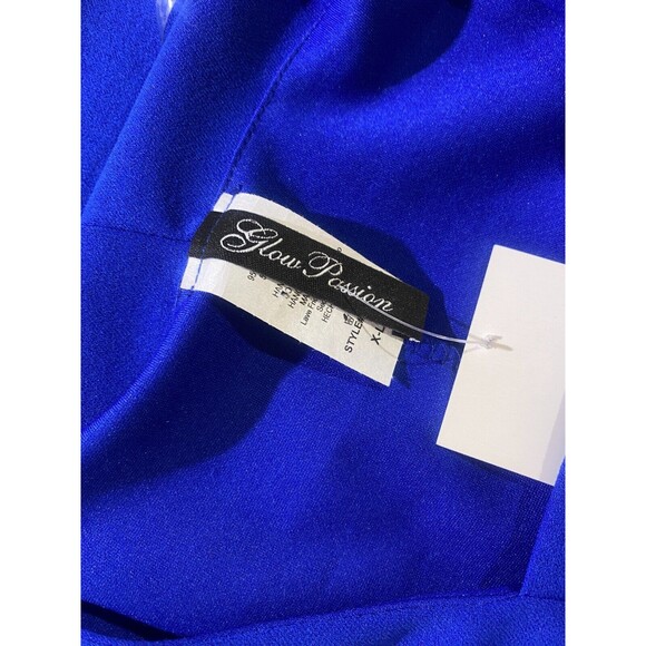 Glow Passion Royal Blue  Dress  women's size XL look like a Large - Picture 8 of 9